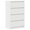 vidaXL Sideboard Wei&szlig; 60x35x98,5 cm Holzwerkstoff