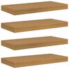 vidaXL Wandregal 4 stk. Beige 50 x 23,5 x 3,8 cm Holzwerkstoff