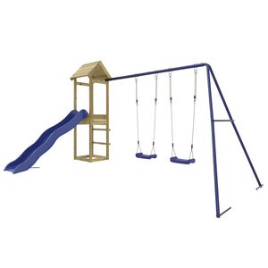 vidaXL Spielturm Impr&auml;gniertes Kiefernholz
