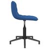 vidaXL B&uuml;rostuhl Drehbar Blau Samt