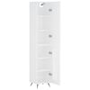 vidaXL Highboard Wei&szlig; 34,5x34x180 cm Holzwerkstoff