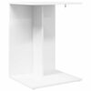vidaXL Beistelltisch Wei&szlig; 45 x 40 x 62,5 cm Holzwerkstoff