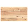 vidaXL Schweberegal 60x20x2 cm Massivholz Akazie Unbehandelt