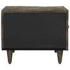 vidaXL Couchtisch Hellgrau 80x50x40 cm Massivholz Mango