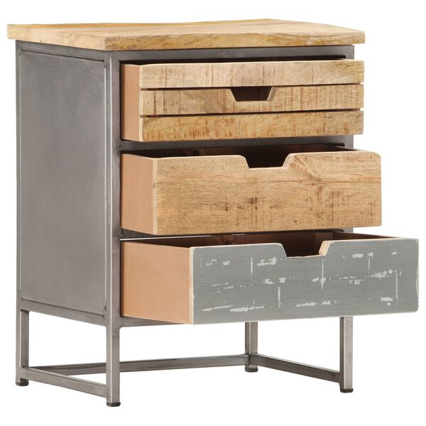 vidaXL Nachttisch 40 x 30 x 50 cm Massivholz Mango