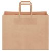 vidaXL Papiertragetaschen 250 Stk. mit Henkeln Braun 32x17x25 cm