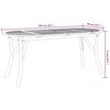 vidaXL Gartentisch 200x90x75 cm Massivholz Akazie