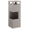 vidaXL Feuerstelle Braun 35 x 35 x 100 cm Stahl