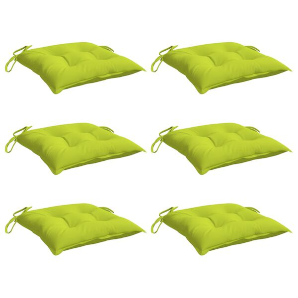 vidaXL Palettenkissen 6 Stk. Hellgr&uuml;n 50x50x7 cm Oxford-Gewebe