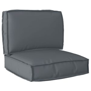 vidaXL Palettenkissenset 2 pcs Anthrazit Oxford-Stoff