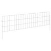 vidaXL Gartenzaun mit Pf&auml;hlen 24 stk. 115 x 30 cm Verzinkter Stahl