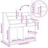 vidaXL Kinderregal Artisan-Eiche 72,5 x 29,5 x 69 cm Holzwerkstoff