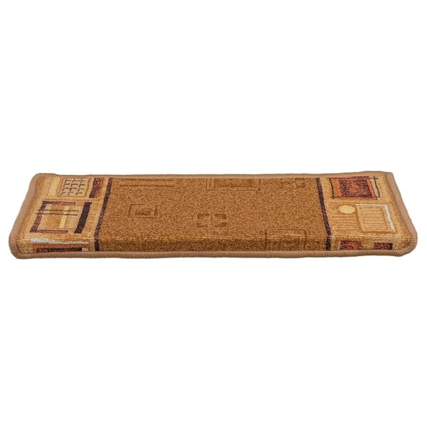 vidaXL Stufenmatten Selbstklebend 5 Stk. 65x21x4 cm Beige