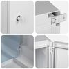 vidaXL Steuerungsschrank Grau 47 x 20 x 60 cm ABS Kunststoff