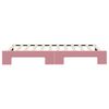 vidaXL Tagesbett Ausziehbar Rosa 100x200 cm Samt
