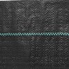 vidaXL Unkrautvlies Schwarz 1x5 m PP