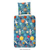 Good Morning Kinder-Bettw&auml;sche-Set Spaceworld 135&times;200 cm