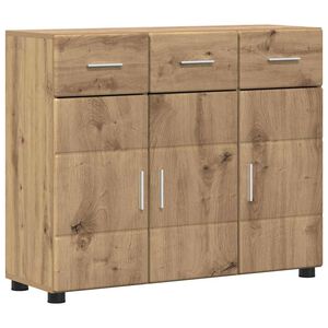 vidaXL Sideboard FLORIN 88,5 x 30,5 x 73 cm Artisan-Eiche