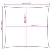vidaXL Sonnensegel Oxford-Gewebe Quadratisch 3x3 m Blau