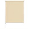 vidaXL Au&szlig;enrollo Creme 80x230 cm HDPE
