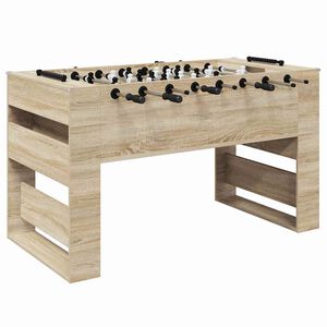 vidaXL Tischfu&szlig;balltisch Sonoma-Eiche 146,5 x 74 x 85 cm Holzwerkstoff
