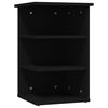 vidaXL Beistellregal Schwarz 35x35x55 cm Holzwerkstoff