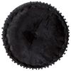 vidaXL Pouf Rund Samt 40&times;20 cm Anthrazit