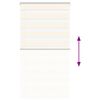 vidaXL Doppelrollo Marmorbeige 90x150 cm Stoffbreite 85,9 cm Polyester