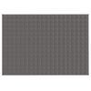 vidaXL Gewichtsdecke Grau 138x200 cm 6 kg Stoff