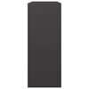 vidaXL Brennholzregal Schwarz 100x40x100 cm Stahl