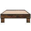vidaXL Bettgestell R&auml;uchereiche 90x200 cm Holzwerkstoff und Metall