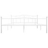vidaXL Bettgestell Wei&szlig; Metall 180&times;200 cm