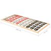 vidaXL Lattenrost mit 12 Latten Verstellbares Kopfteil 70x200 cm