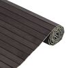 vidaXL Teppich Rechteckig Dunkelbraun 70x500 cm Bambus