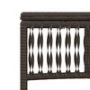 vidaXL Sonnenliegen 2 Stk. mit Tisch Braun Poly Rattan