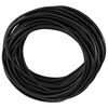 vidaXL Leder Schnur Schwarz &Oslash;2,5 mm x 5 m Leder
