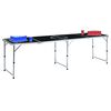 vidaXL Bier-Pong-Tisch mit Tassen und B&auml;llen Klappbar 240 cm