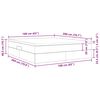 vidaXL Aufbewahrungsbett mit Matratze Schwarz 160 x 200 cm Polyester