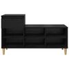 vidaXL Schuhschrank mit Speicher Schwarz Eichen-Optik 102 x 36 x 60 cm