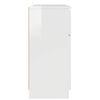 vidaXL Sideboard Hochglanz Wei&szlig; 100 x 30 x 65,6 Holzwerkstoff
