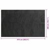 vidaXL Poolabdeckung Schwarz 975&times;488 cm PE