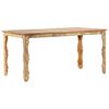 vidaXL Esstisch 160&times;80&times;76 cm Recyceltes Massivholz