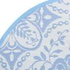vidaXL Outdoor-Teppich ARAKIL Baby Blau &Oslash;120 cm PP