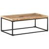 vidaXL Couchtisch 110x60x42 cm Raues Mangoholz