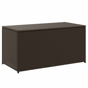 vidaXL Gartenbox Poly Rattan 100x50x50 cm Braun