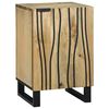 vidaXL Badezimmerm&ouml;bel-Set mit Schubladen 4 pcs Braun Holzwerkstoff