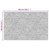 vidaXL Teppich Waschbar Mehrfarbig 190x300 cm