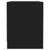 vidaXL Nachttische 2 Stk. Schwarz 45x34x44,5 cm Holzwerkstoff