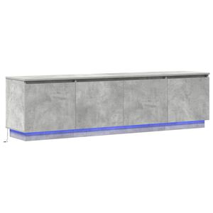 vidaXL TV-Schr&auml;nk 180 x 38 x 49 cm Beton Grau Holzwerkstoff