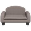 vidaXL Kindersofa Taupe 50x40x30 cm Stoff